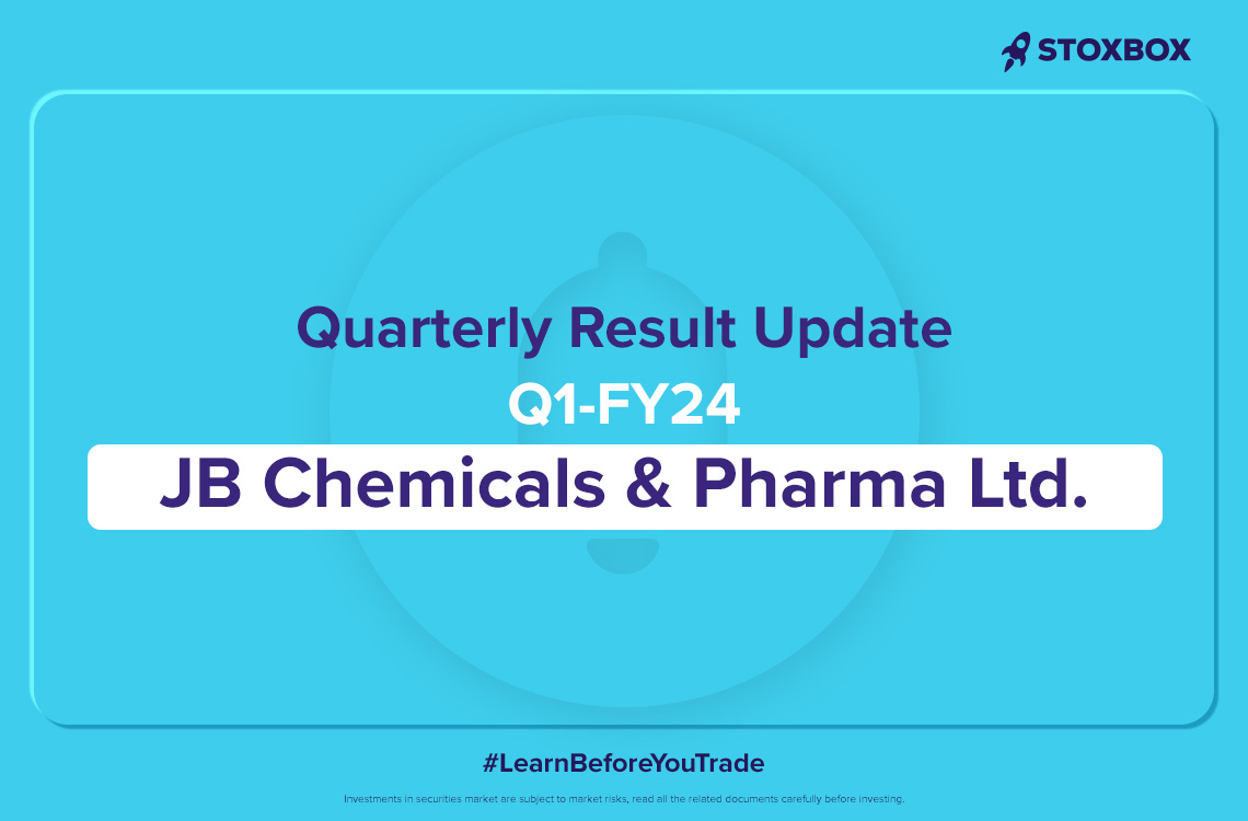 JB Chemicals & Pharmaceuticals Ltd.-Quarterly Results update