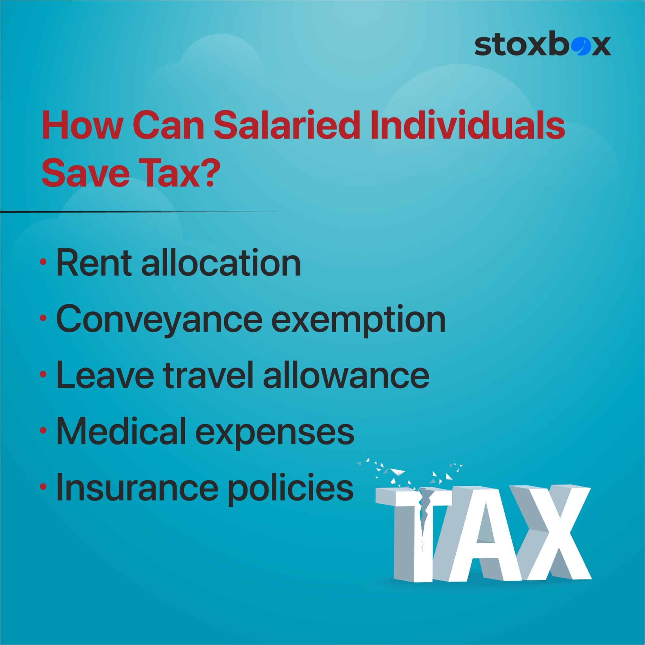 How Can Salaried Individuals Save Tax