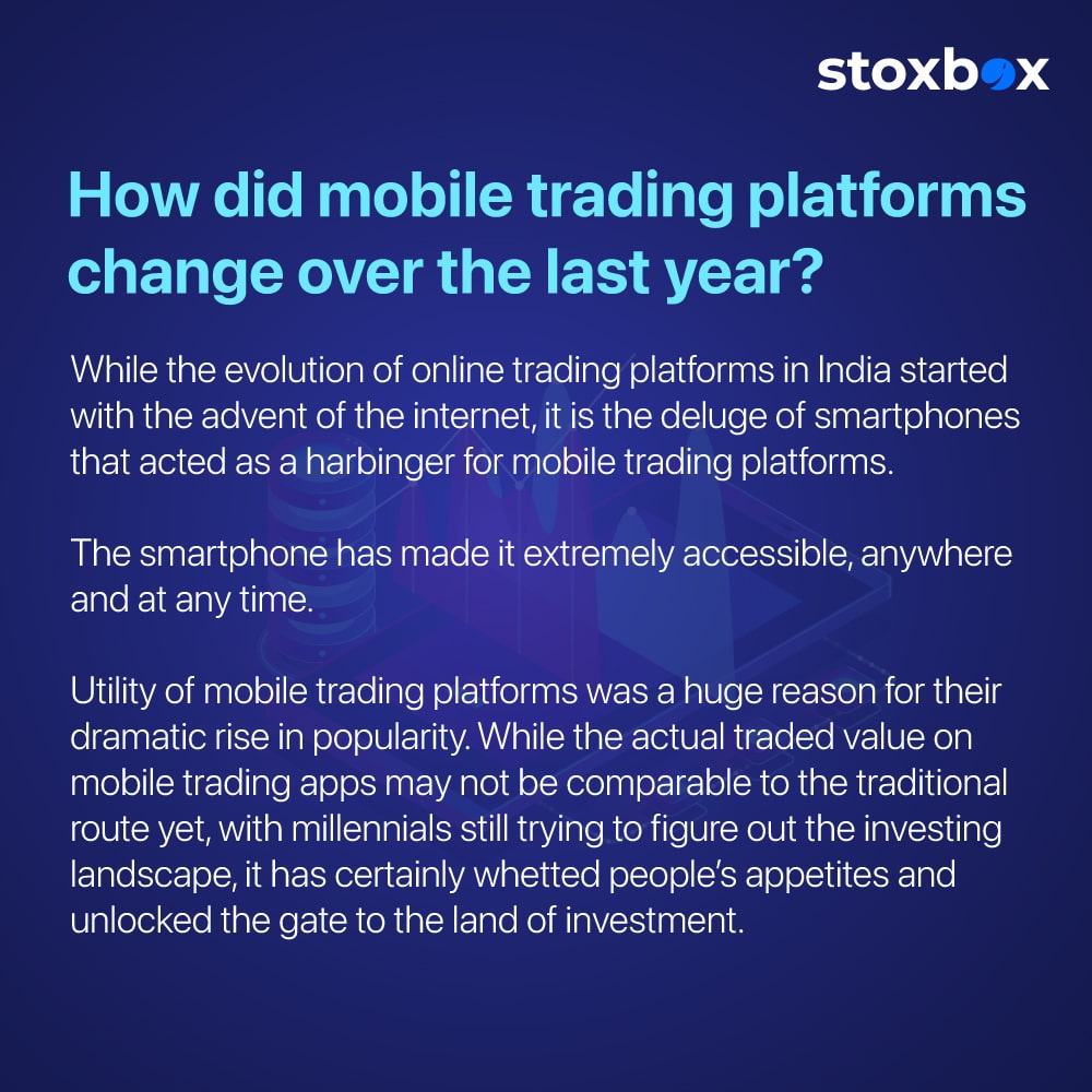 How Did Mobile Trading Platforms Change Over the Last Year