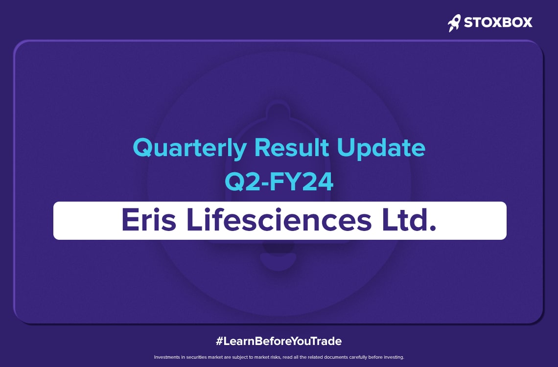 Eris Lifesciences Ltd Quarterly Result Update