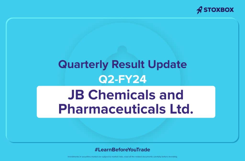 JB Chemicals And Pharmaceuticals Ltd Quarterly Result Update