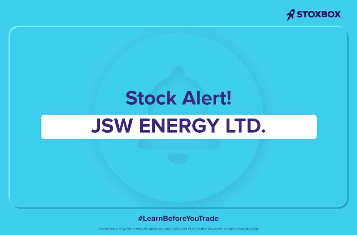 Stock Alert JSW ENERGY LTD-BUY