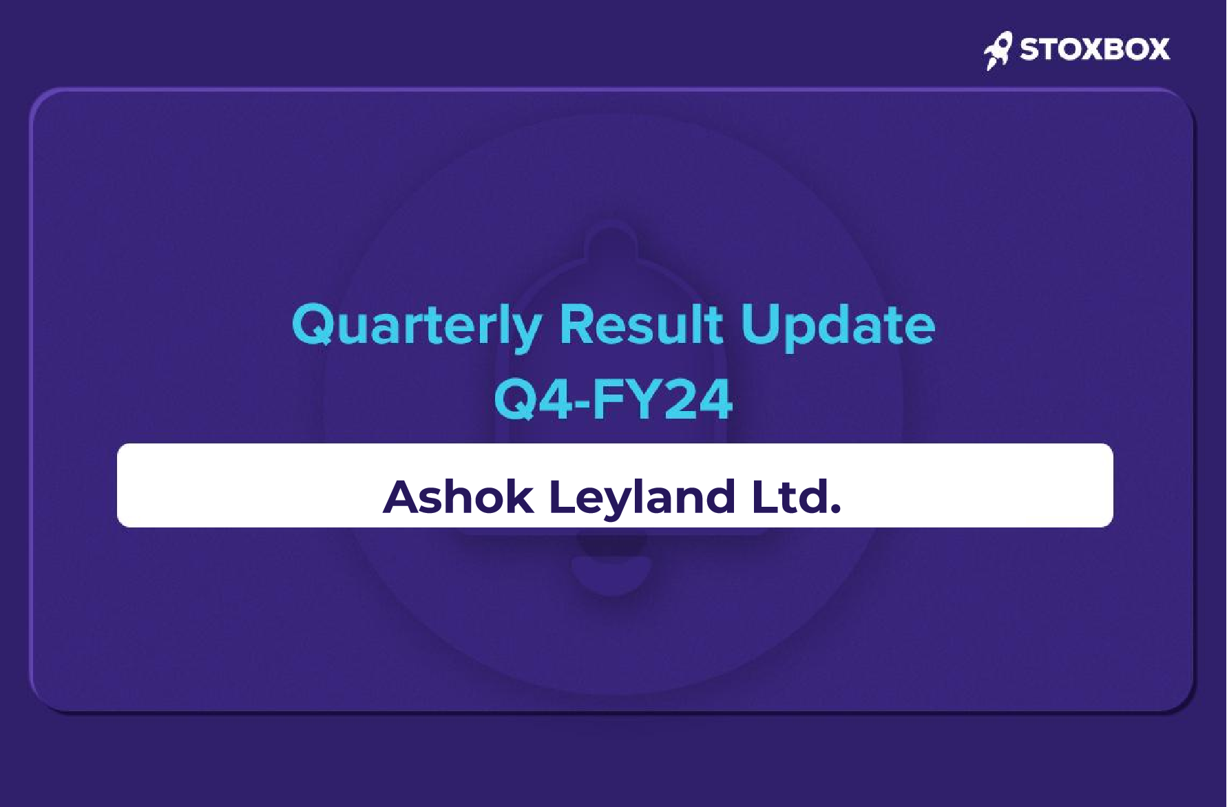 Ashok Leyland Results update