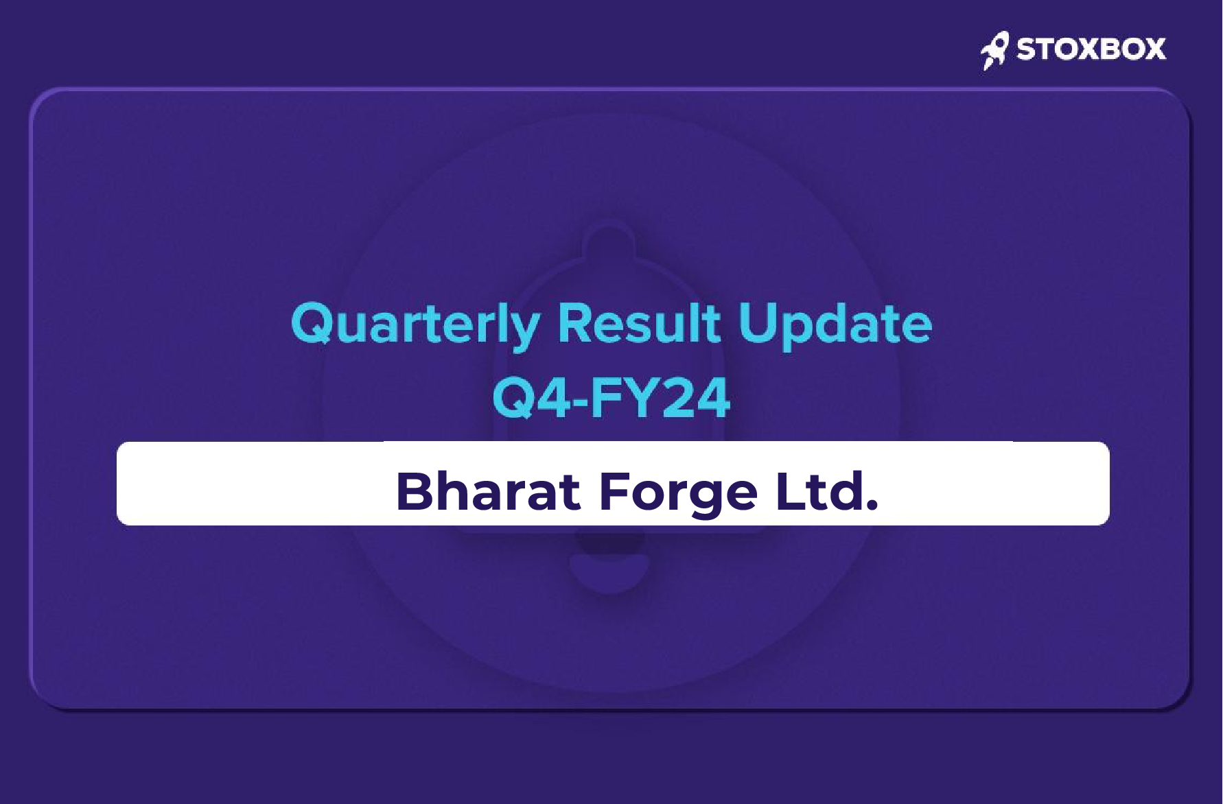 Bharat forge Quarterly results
