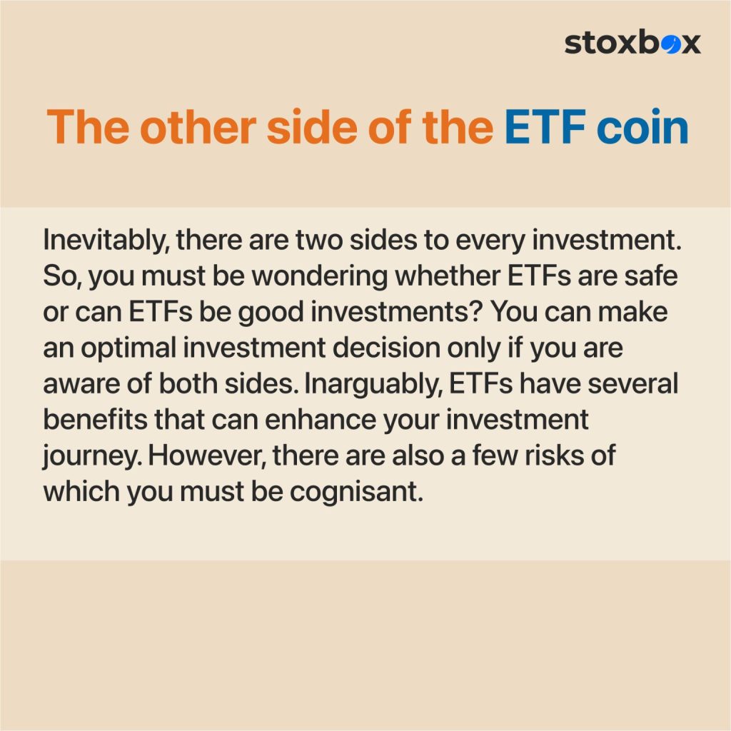 Image explaining the other side of the ETF coin