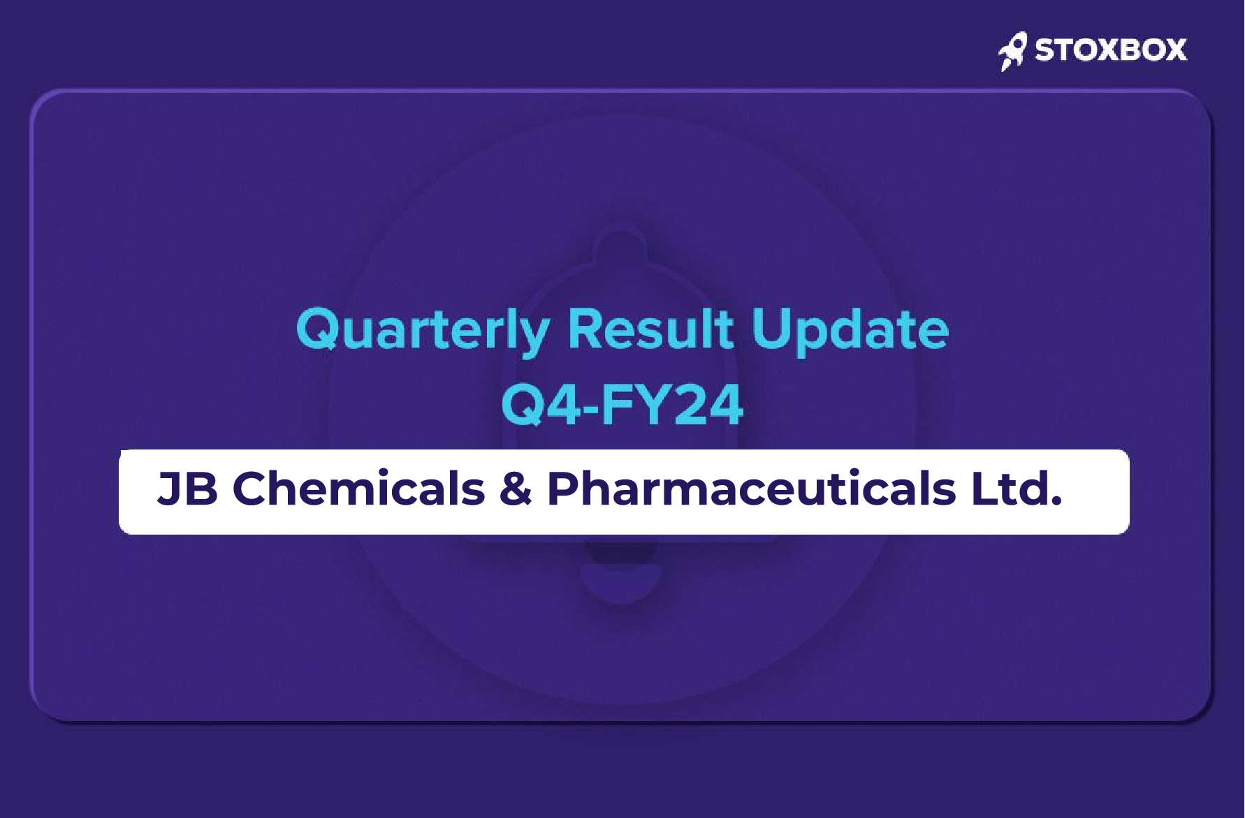 JB Chemicals quarterly Results