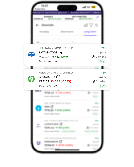 stoxcalls app screen